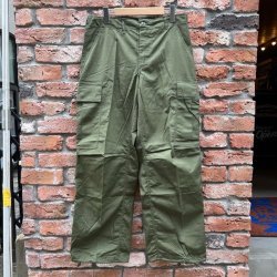 画像1: DEAD STOCK 1969's US Military Jungle Fatigue Pants 5th　Size SMALL-SHORT
