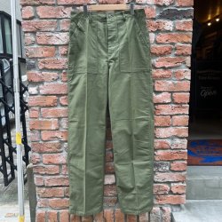 画像1: DEAD STOCK 1960's US Military OG-107 Utility Trousers　Size W34 L34 (表記 W34 L35)