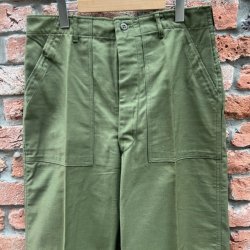 画像2: DEAD STOCK 1960's US Military OG-107 Utility Trousers　Size W34 L34 (表記 W34 L35)
