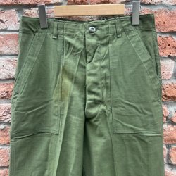 画像2: DEAD STOCK 1960's US Military OG-107 Utility Trousers　Size W31 L31 (表記 W32 L31)