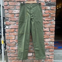 画像1: DEAD STOCK 1960's US Military OG-107 Utility Trousers　Size W31 L31 (表記 W32 L31)
