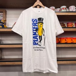 画像1: DEAD STOCK 1990’s PLANTERS Mr.Peanuts Tee　Size L