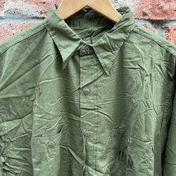 画像2: DEAD STOCK 1940’s USN N-3 Cotton Poplin Shirt　Size 16 1/2