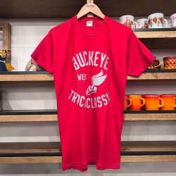 画像1: DEAD STOCK 1970’s Russell Athletic Print Tee　Size M