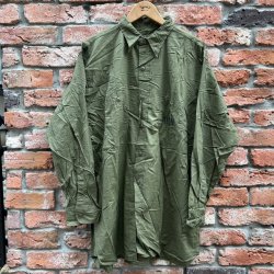 画像1: DEAD STOCK 1940’s USN N-3 Cotton Poplin Shirt　Size 16 1/2