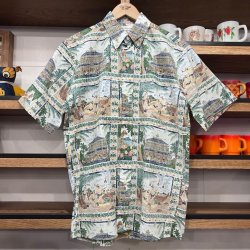 画像1: DEAD STOCK 1990’s REYN SPOONER S/S Hawaiian Shirt　Size S