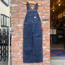 画像1: DEAD STOCK 1940’s OX HIDE Denim Overall　Size W36 L30