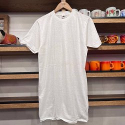 画像1: DEAD STOCK 1980's FRUIT OF THE LOOM Solid Tee #23　Size LARGE