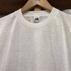 画像2: DEAD STOCK 1980's FRUIT OF THE LOOM Solid Tee #23　Size LARGE