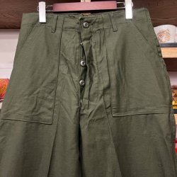 画像2: DEAD STOCK 1973's US Military OG-107 Utility Trousers　Size W33 L33 (表記 W34 L33)