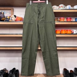 画像1: DEAD STOCK 1973's US Military OG-107 Utility Trousers　Size W33 L33 (表記 W34 L33)