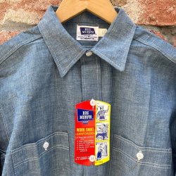 画像2: DEAD STOCK 1960’s BIG MURPH Chambray Shirt　Size・15 1/2
