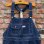 画像2: DEAD STOCK 〜50’s BIG ”B" LINE Denim Overall　Size W42 L31 (2)