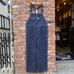 画像1: DEAD STOCK 〜50’s BIG ”B" LINE Denim Overall　Size W42 L31