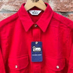 画像2: DEAD STOCK 1980's Woolrich Chamois Shirt　Size M