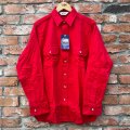 DEAD STOCK 1980's Woolrich Chamois Shirt　Size M