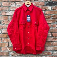 DEAD STOCK 1980's Woolrich Chamois Shirt　Size M