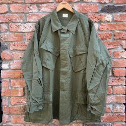 画像1: DEAD STOCK 1968's US Military Jungle Fatigue Jacket 4th　Size  X-LARGE-REGULAR