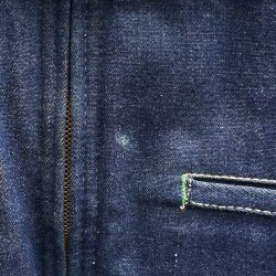 画像6: DEAD STOCK 1970's OSHKOSH Denim Zip-Up Work Jacket Size 42R