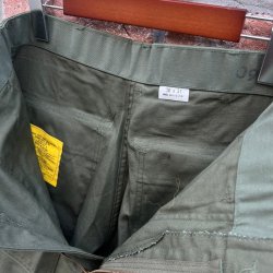 画像5: DEAD STOCK 1982's US Military OG-507 Utility Trousers　Size W29.5 L29.5 (表記W30 L31)