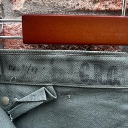 画像8: DEAD STOCK 1960's Civilian USAF SHADE 509 Utility Trousers　Size W30 L31