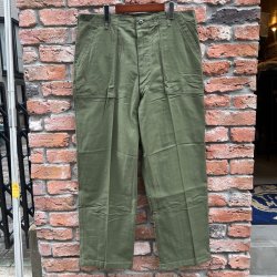 画像1: DEAD STOCK 1960's US Military OG-107 Utility Trousers　Size W39 L30.5 (表記 W40 L31)
