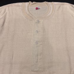 画像3: DEAD STOCK 〜60's Hanes Henry Neck Undershirt　Size 38