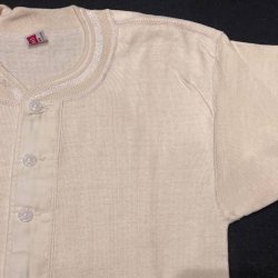 画像6: DEAD STOCK 〜60's Hanes Henry Neck Undershirt　Size 38