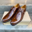 画像1: DEAD STOCK 1980's FLORSHEIM Monk strap Size 9 B (1)