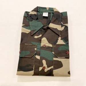 画像: DEAD STOCK 1980's Woodland Camouflage Shirt　Size S