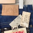 画像7: DEAD STOCK 1980's Lee 200-0141 Regular Fit Straight Leg　Size W30 L33 (7)