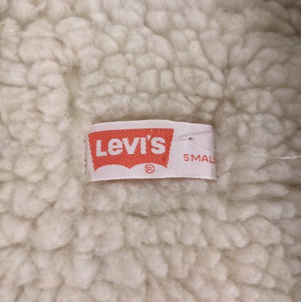 画像4: DEAD STOCK 1980's Levi's Denim Boa Vest　Size S (4)