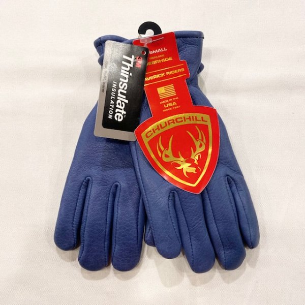 画像1: NEW CHURCHILL GLOVE ELECTRIC BLUE　Size XS,S (1)