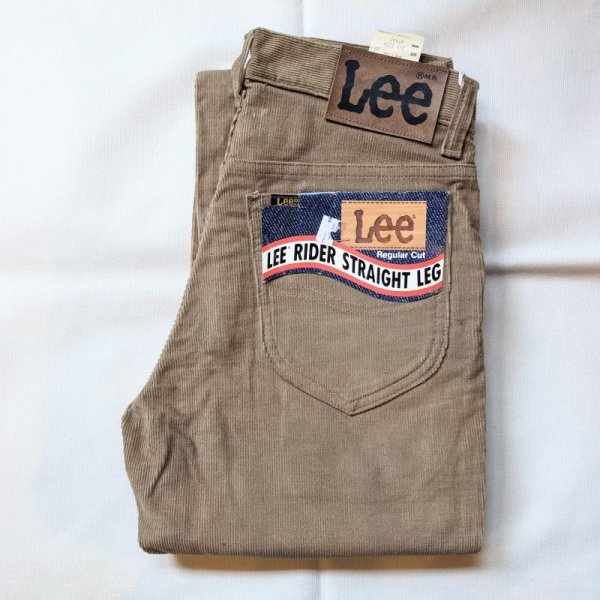 画像1: DEAD STOCK 1980's Lee 200-2724 Corduroy Pants　Size W27 L32 (1)