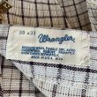 画像7: DEADSTOCK 1970's Wrangler Check Flare Pants  Size W38 L33 (7)