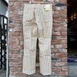 画像3: DEADSTOCK 1970's Wrangler Check Flare Pants  Size W38 L33 (3)