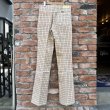 画像3: DEADSTOCK 1970's Wrangler Check Flare Pants  Size W31 L34 (3)