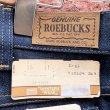 画像11: DEAD STOCK 1970’s ROEBUCKS Flare Denim Pants　Size W36 L31 (11)