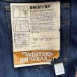 画像12: DEAD STOCK 1970’s ROEBUCKS Flare Denim Pants　Size W36 L31 (12)