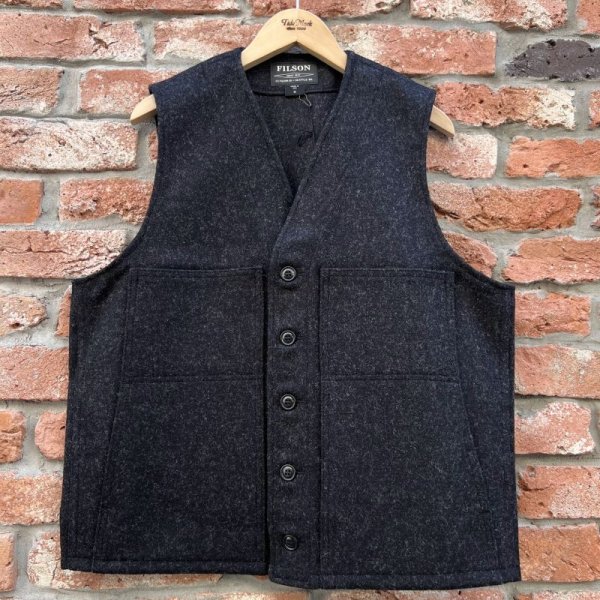 画像1: NEW FILSON Mackinaw Cruiser Vest ”Charcoal” (1)