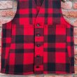 画像4: New FILSON Mackinaw Wool Vest ”Red Black” (4)