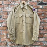画像: DEAD STOCK 1948’s US ARMY Chino Shirt　Size 14-32