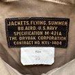 画像3: DEAD STOCK WW2 USN M-421A Summer Flight Jacket　Size  36