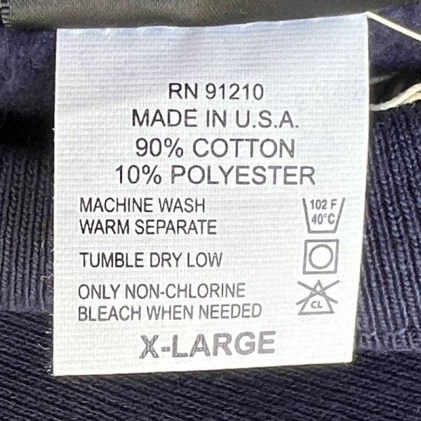 画像6: NEW CAMBER CROSS KNIT CREW NECK SWEAT　NAVY (6)