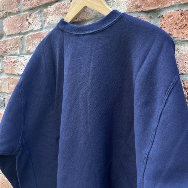 画像12: NEW CAMBER CROSS KNIT CREW NECK SWEAT　NAVY (12)