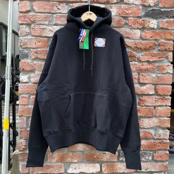 画像1: NEW CAMBER CROSS KNIT PULLOVER PARKA　BLACK (1)