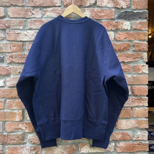 画像11: NEW CAMBER CROSS KNIT CREW NECK SWEAT　NAVY (11)