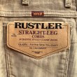 画像11: DEAD STOCK 1980's RUSTLER 89661 Corduroy Pants　W33 L34 (11)