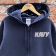 画像3: DEAD STOCK USN Full Zip Hoodie　Size M (3)