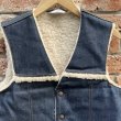 画像2: DEAD STOCK 〜80’s Levi's 70730 Denim Boa Vest　Size Kids 18 (2)